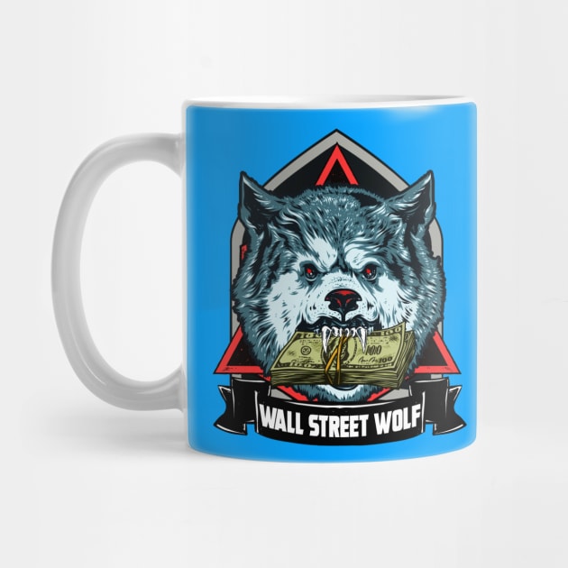 WALLSTREET WOLF by theanomalius_merch